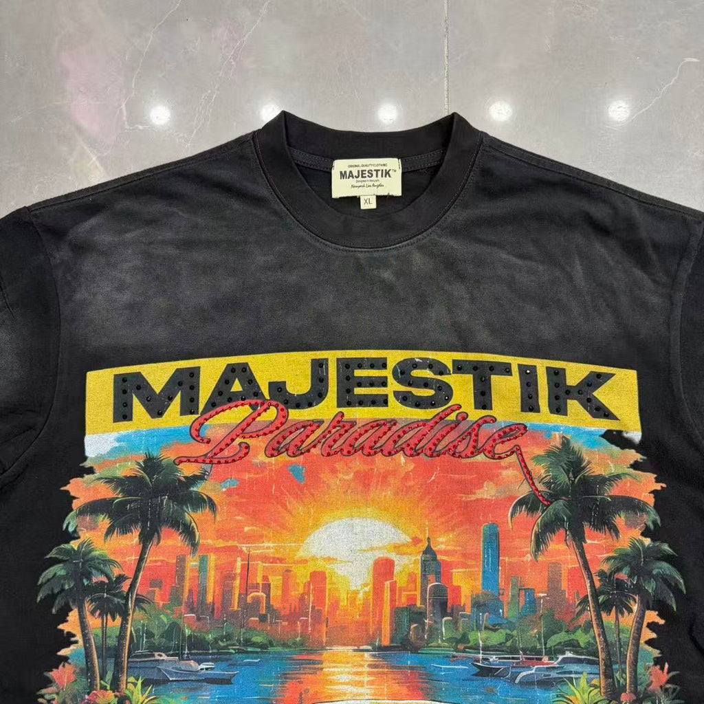 Camiseta Oversize 'Supercar Paradise' - Edición Streetwear Vintage