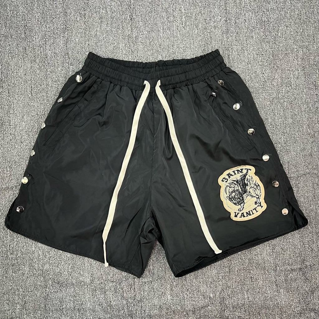 Short Urbano 'Snap-Button' con Parche - Edición Streetwear