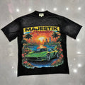 Camiseta Oversize 'Supercar Paradise' - Edición Streetwear Vintage