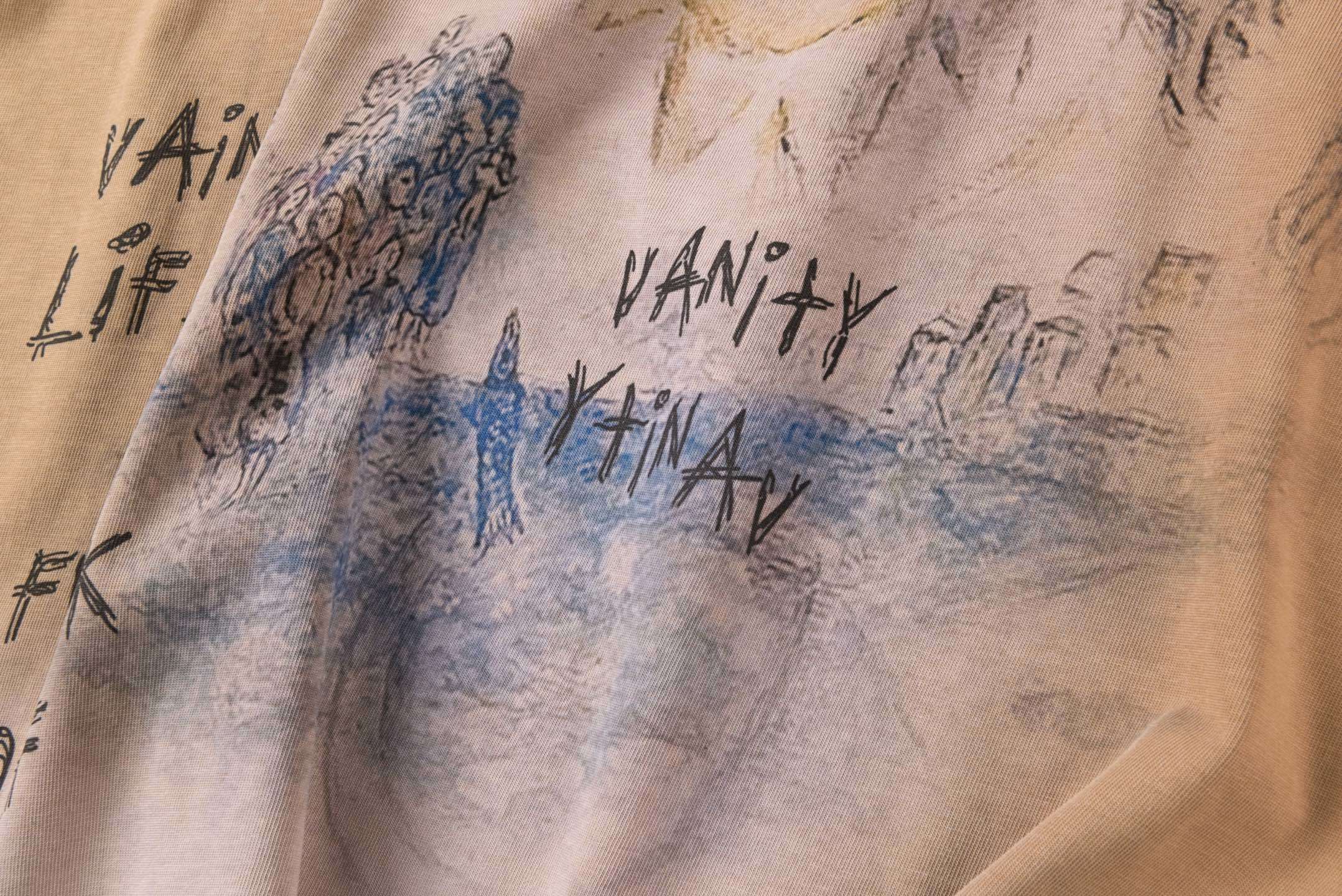 Camiseta Oversize Gráfica 'Vain Life Sketch' - Edición Streetwear Vintage