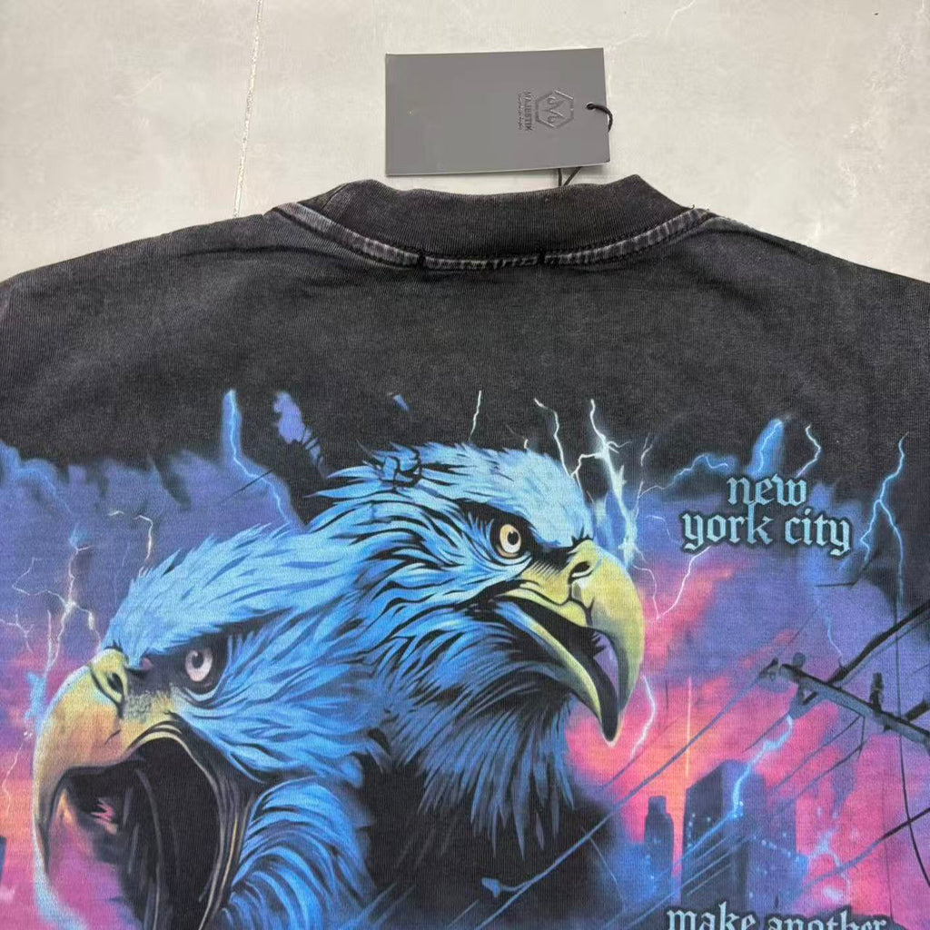Camiseta Oversize Gráfica 'Invasion Paradise' - Edición Streetwear Vintage