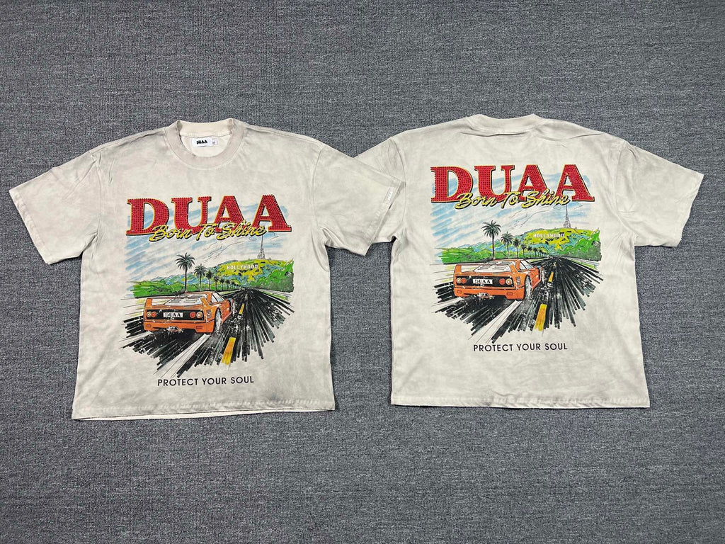 Camiseta Oversize Gráfica 'Born to Shine' - Edición Streetwear