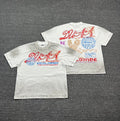 Camiseta Oversize Gráfica 'Worldwide' con Detalles de Pedrería - Edición Streetwear