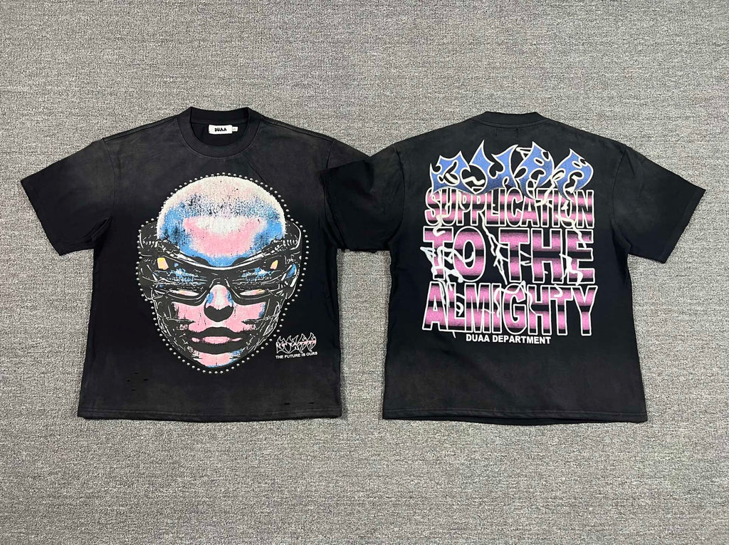 Camiseta Oversize Gráfica 'Future Vision' - Edición Streetwear