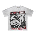 Camiseta Oversize 'Sinners Graphic' - Edición Streetwear Vintage