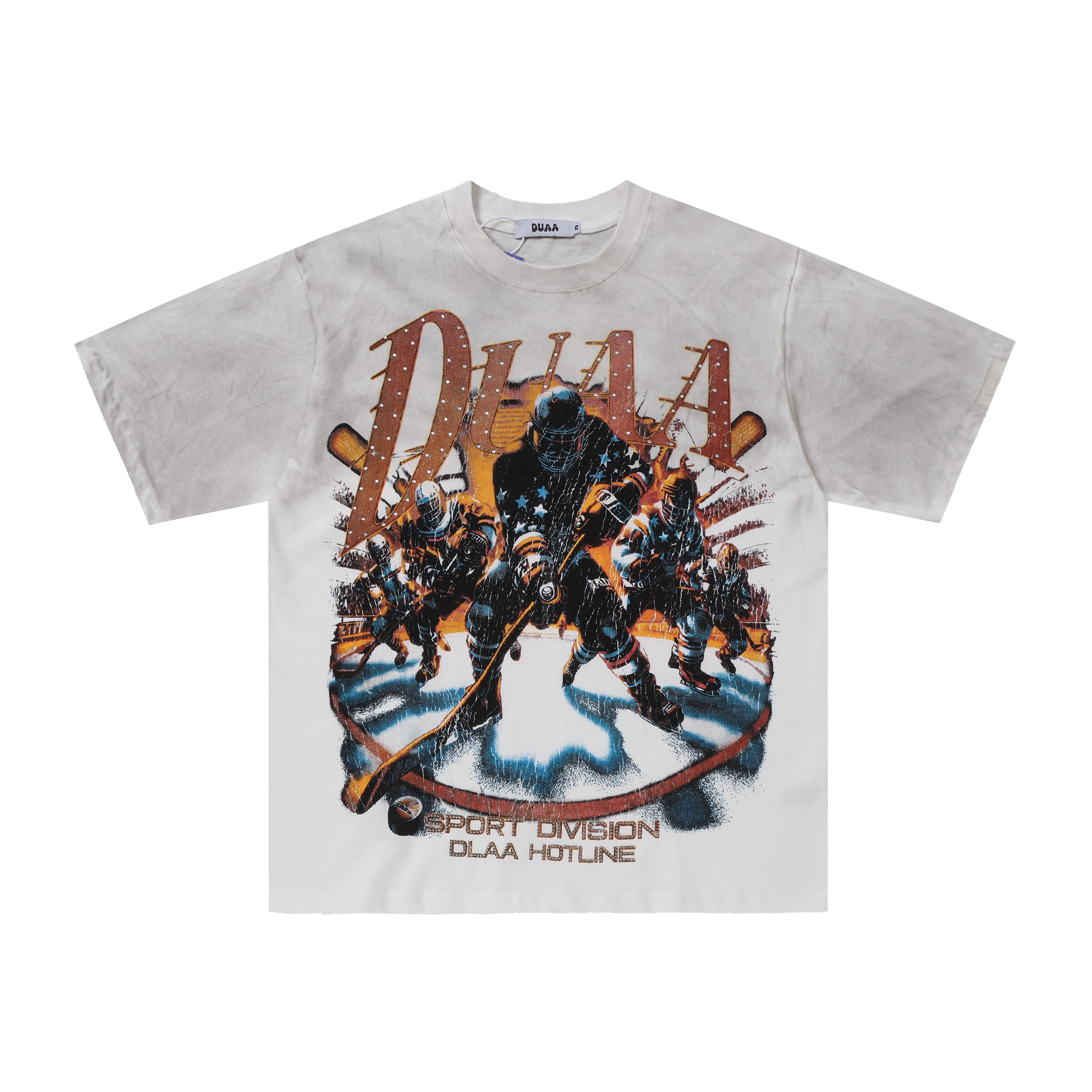 Camiseta Oversize Gráfica 'Sport Division Hockey' - Edición Streetwear