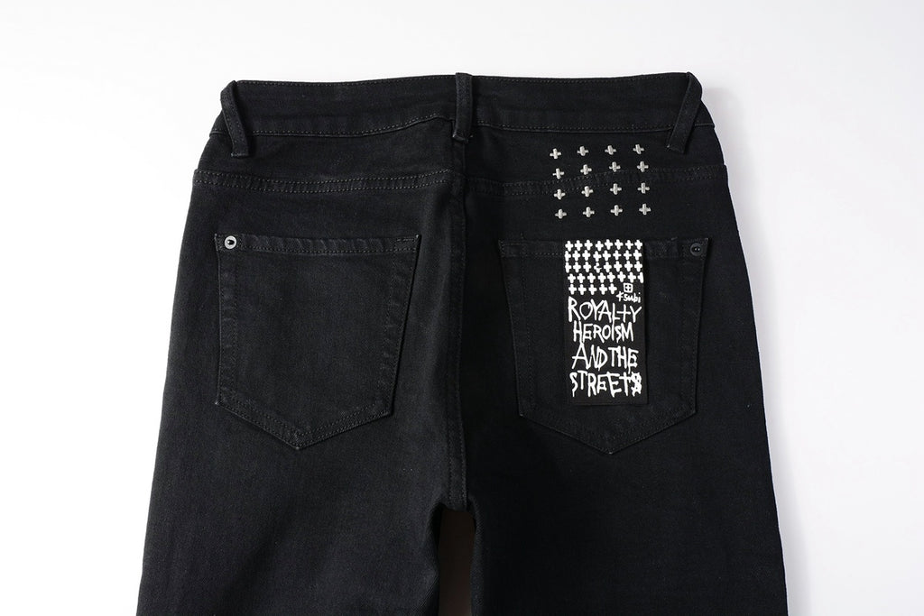 Jeans Denim 'Urban Black' - Edición Streetwear Minimalista