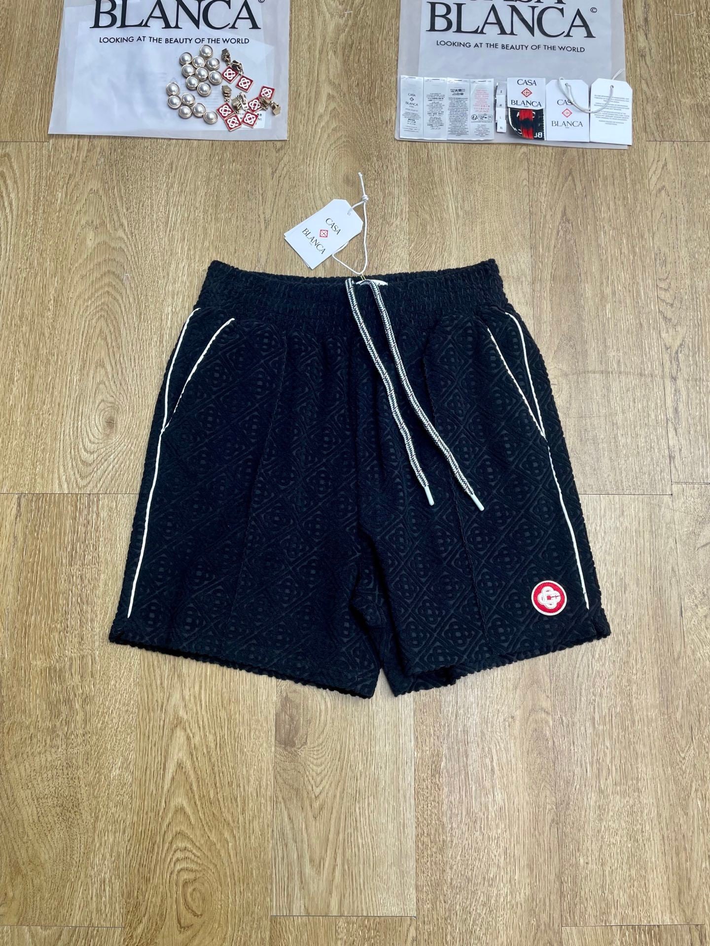 Shorts 'Monogram Terry' - Edición Streetwear Lujo