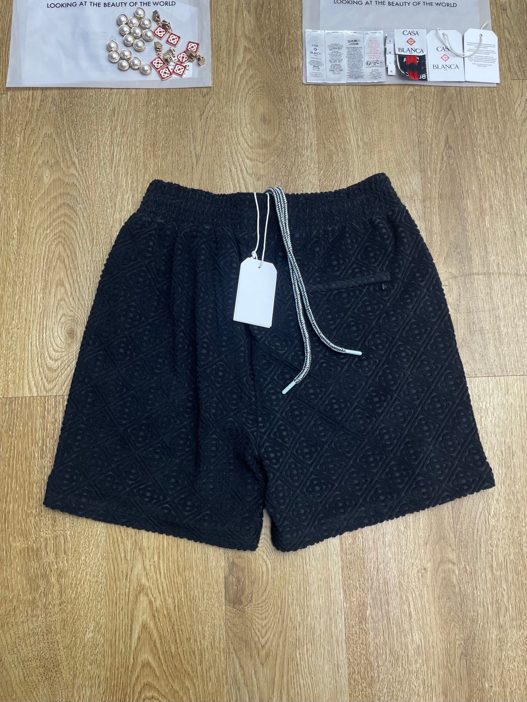 Shorts 'Monogram Terry' - Edición Streetwear Lujo