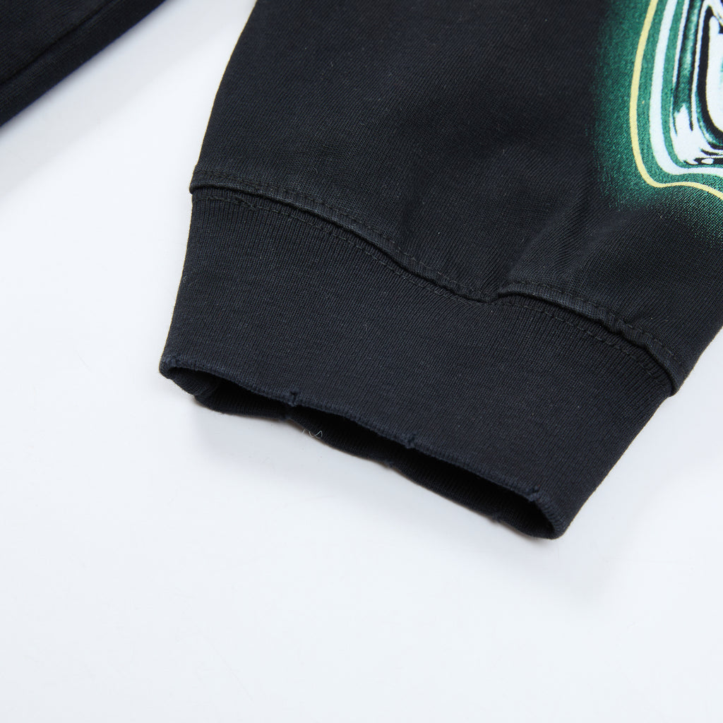 Camiseta Manga Larga Gráfica 'Pegasus Vision' con Pedrería - Edición Streetwear