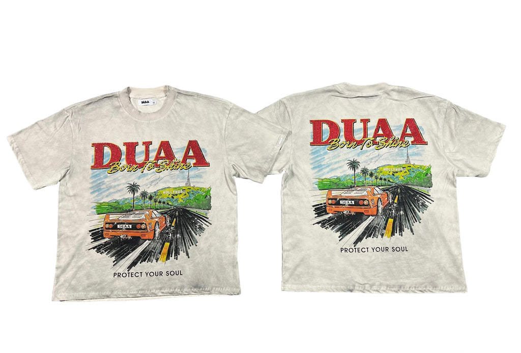Camiseta Oversize Gráfica 'Born to Shine' - Edición Streetwear