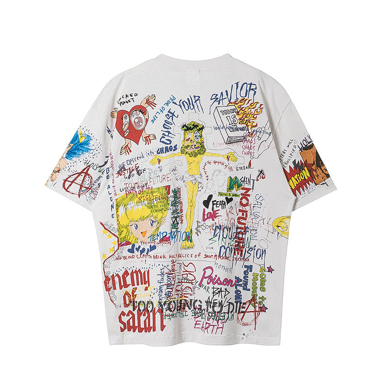 Camiseta Oversize 'Urban Chaos' - Edición Streetwear Artístico