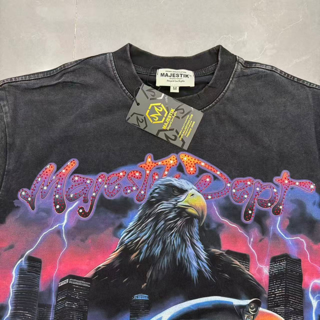 Camiseta Oversize Gráfica 'Invasion Paradise' - Edición Streetwear Vintage