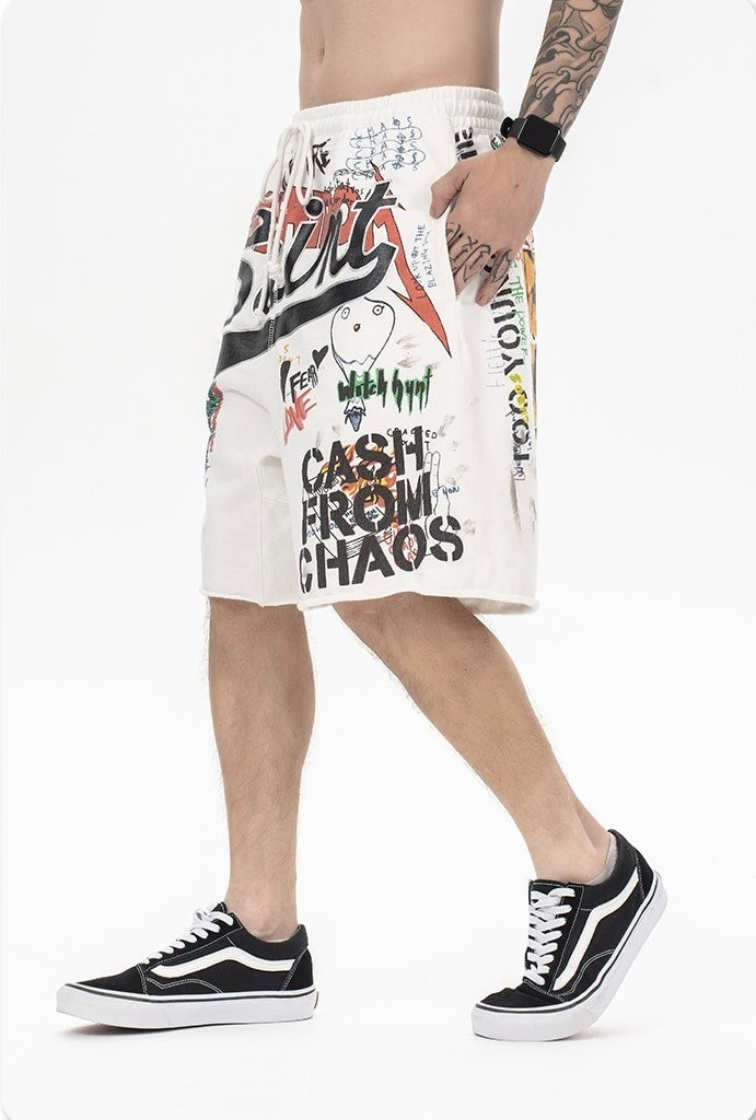 Shorts 'Saint' - Edición Streetwear Artística