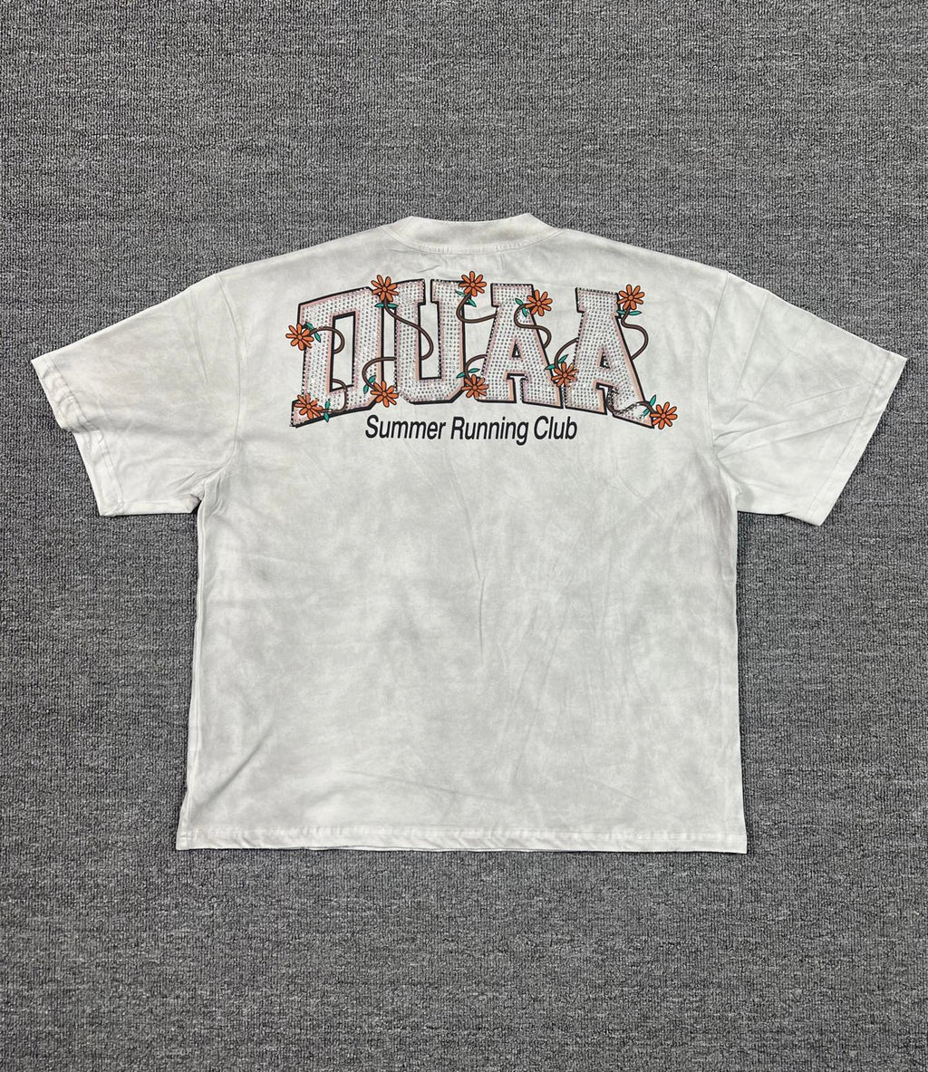 Camiseta Oversize Gráfica 'Summer Running Club' - Edición Streetwear