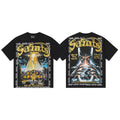 Camiseta Oversize Gráfica 'Saint & Sinner' - Edición Streetwear de Alto Impacto