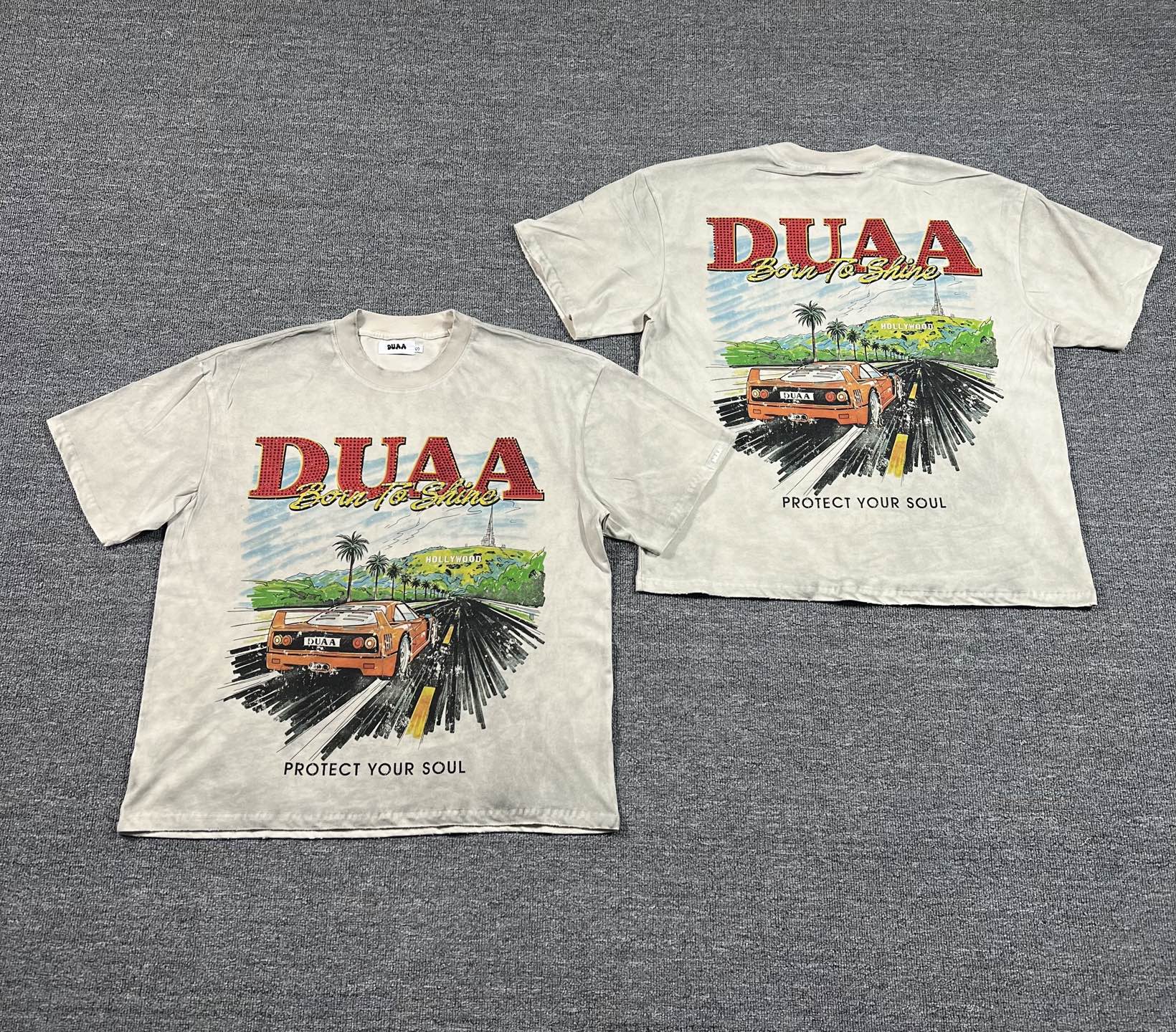 Camiseta Oversize Gráfica 'Born to Shine' - Edición Streetwear