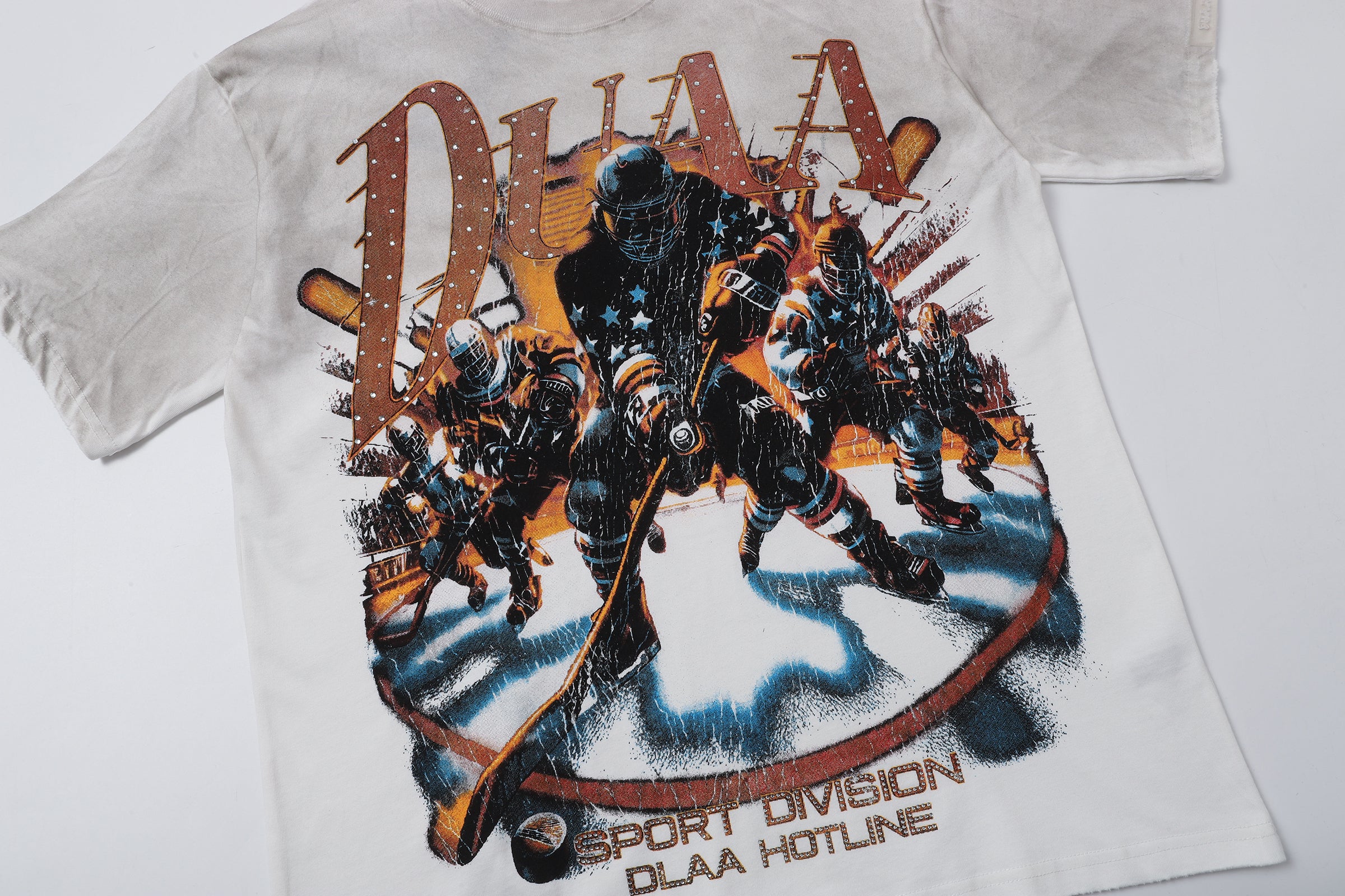 Camiseta Oversize Gráfica 'Sport Division Hockey' - Edición Streetwear
