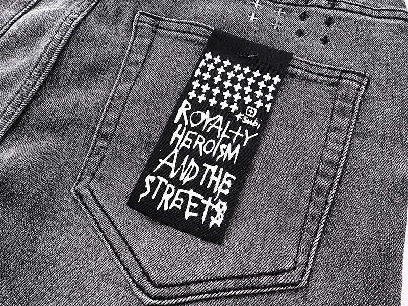 Jeans Denim 'Distressed Grey' - Edición Streetwear Urbano