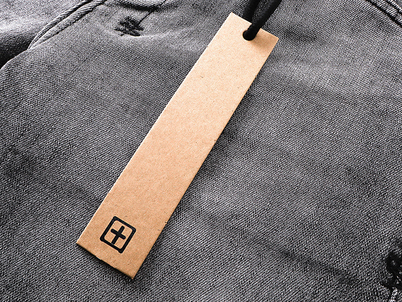 Jeans Denim 'Distressed Grey' - Edición Streetwear Urbano