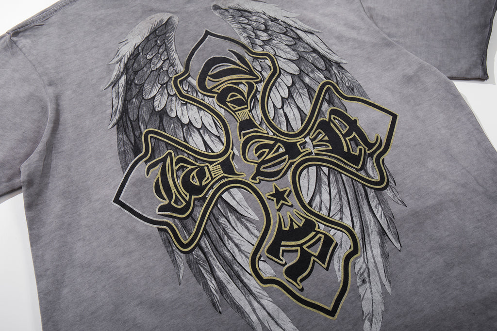 Camiseta Oversize 'Relentless Eagle' - Edición Streetwear Vintage