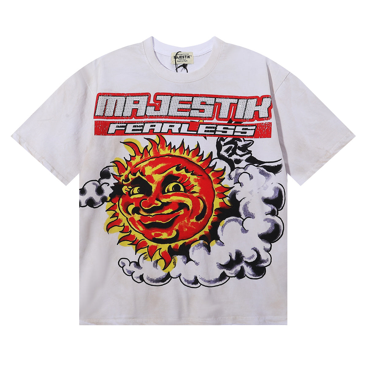 Camiseta Oversize Gráfica 'Fearless Sun' - Edición Streetwear