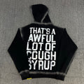 Sudadera Oversize con Capucha 'Graphic Quote' - Edición Streetwear Vintage