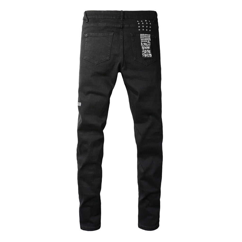 Jeans Denim 'Urban Black' - Edición Streetwear Minimalista