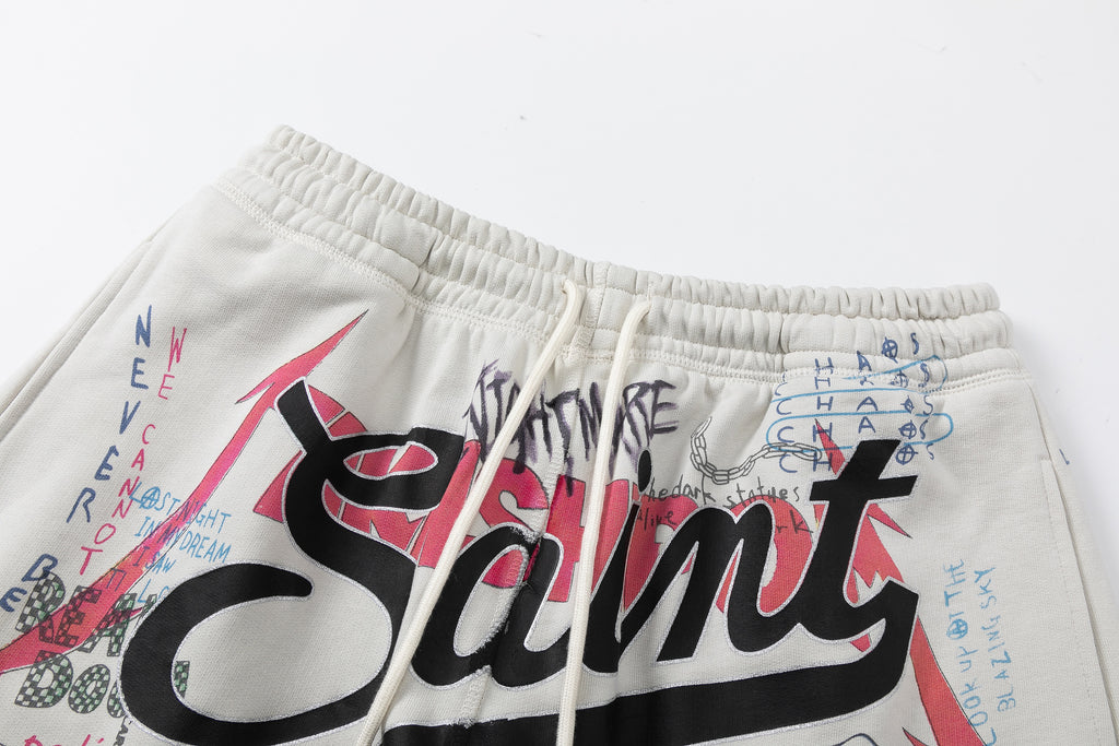 Shorts 'Saint' - Edición Streetwear Artística
