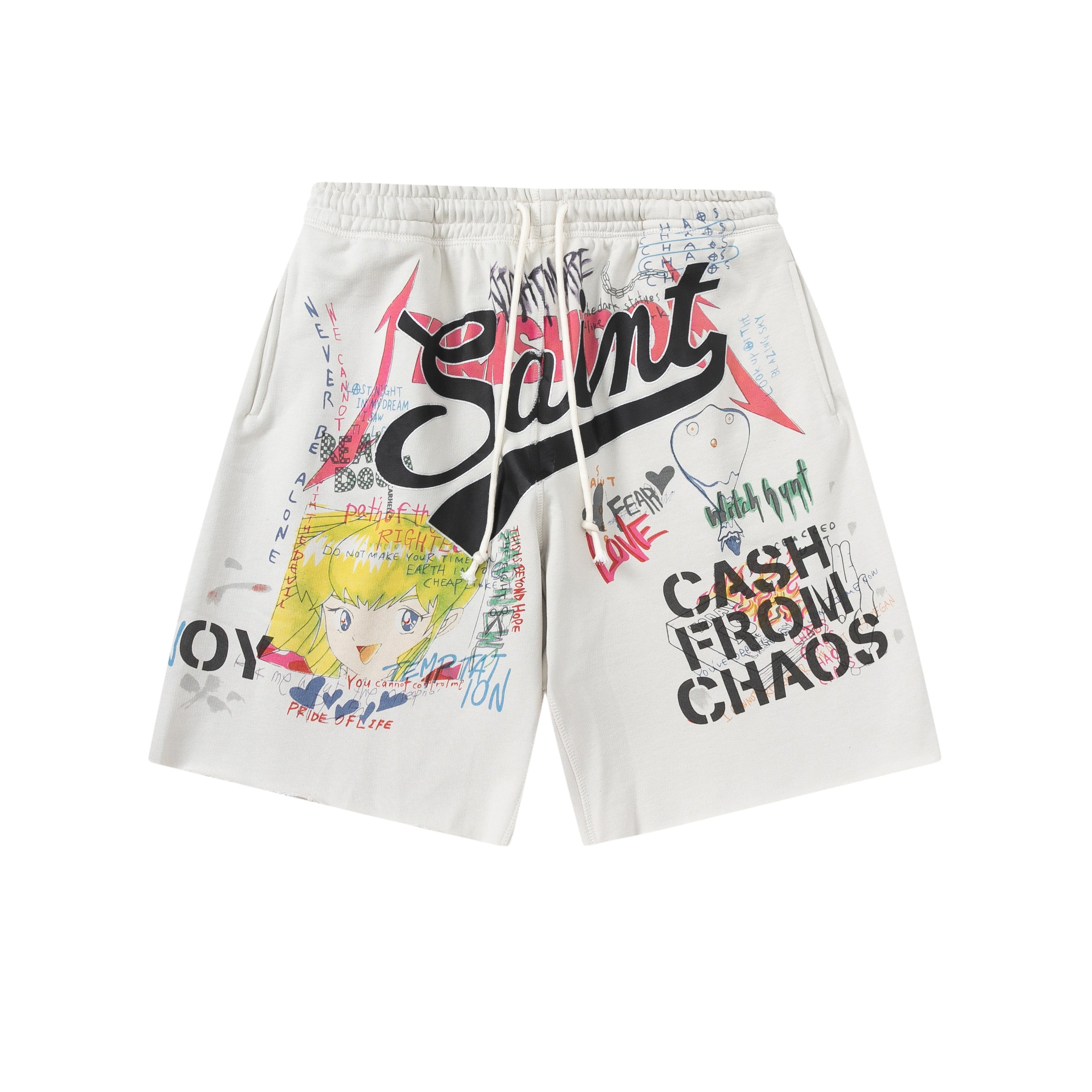 Shorts 'Saint' - Edición Streetwear Artística