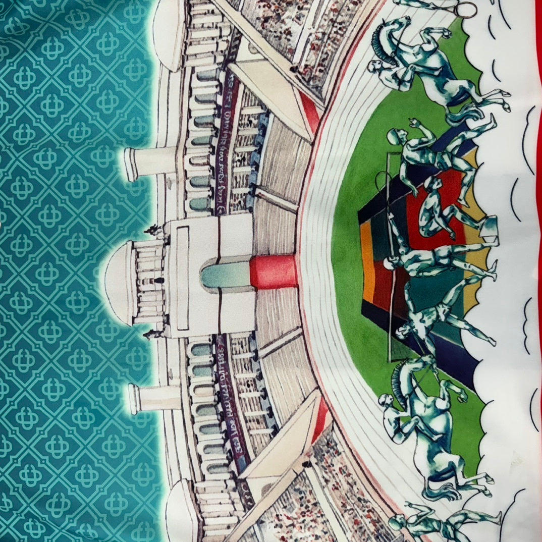 Camisa 'Sport Heritage' con Estampado Artístico - Edición Resort Luxe