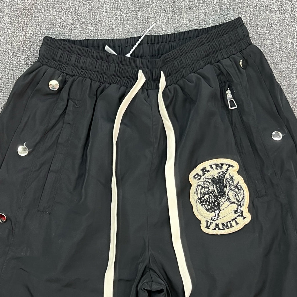 Pantalones 'Side-Snap Track' - Edición Streetwear Vanguardista