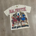 Camiseta Oversize 'Skeleton Boxing' - Edición Streetwear Vintage