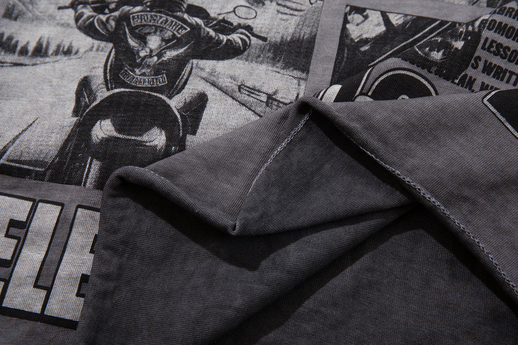Camiseta Oversize 'Relentless Eagle' - Edición Streetwear Vintage