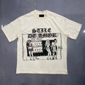 Camiseta Oversize 'Sketch Graphic' - Edición Streetwear Artístico