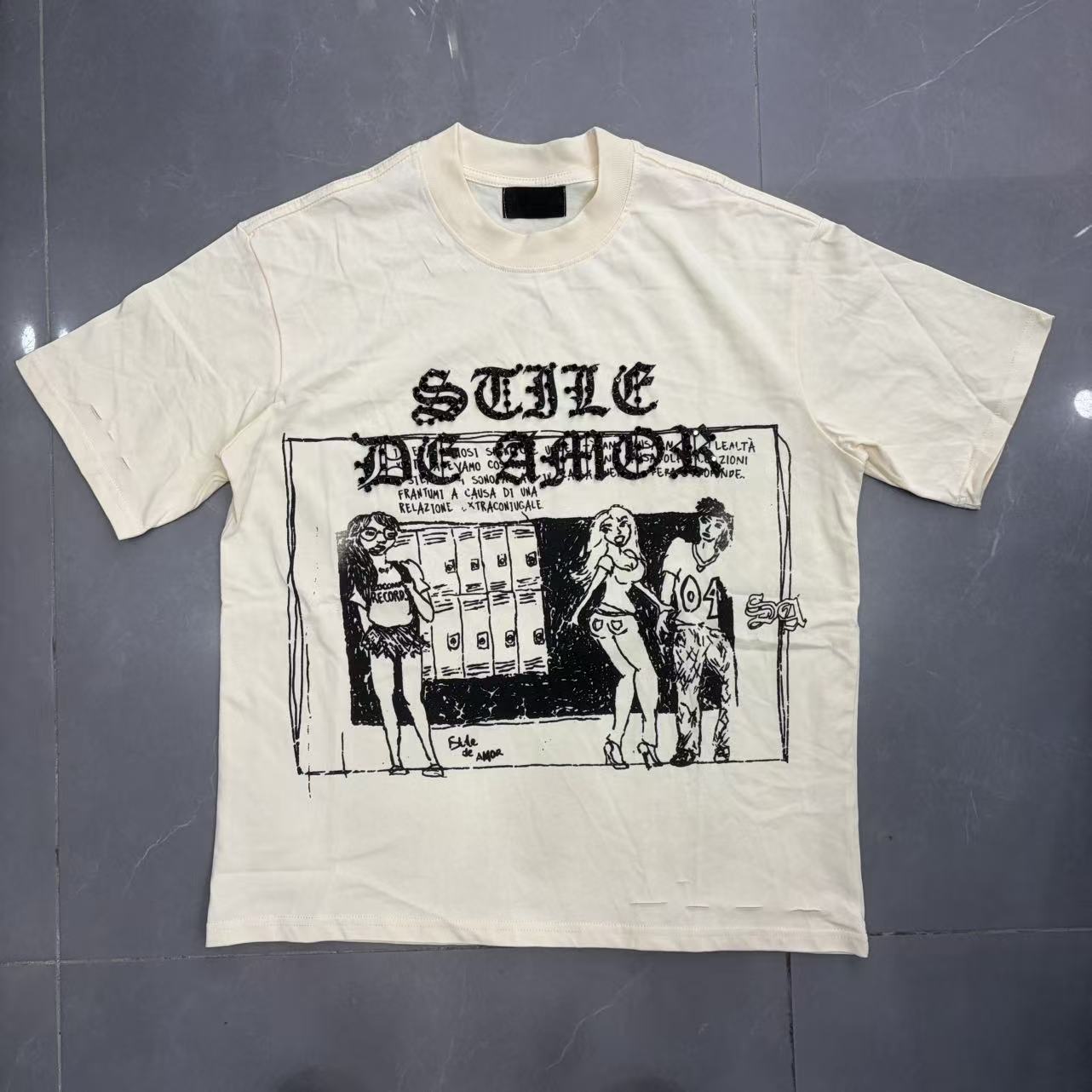 Camiseta Oversize 'Sketch Graphic' - Edición Streetwear Artístico