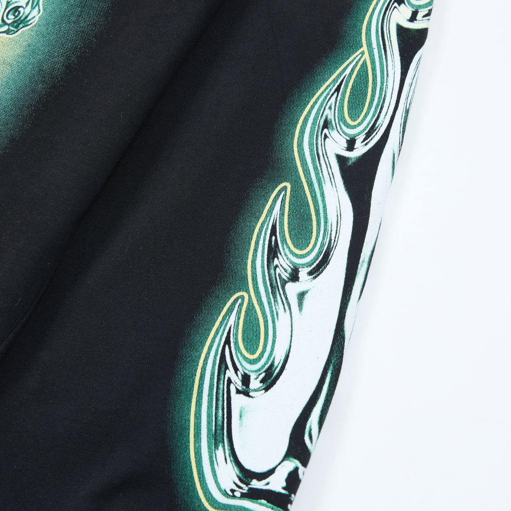 Camiseta Manga Larga Gráfica 'Pegasus Vision' con Pedrería - Edición Streetwear