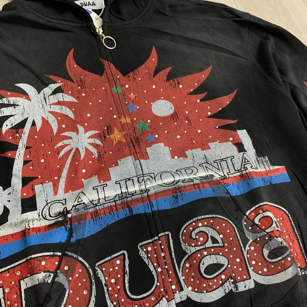 Sudadera 'California Sunset' Zip-Up - Edición Streetwear Vintage