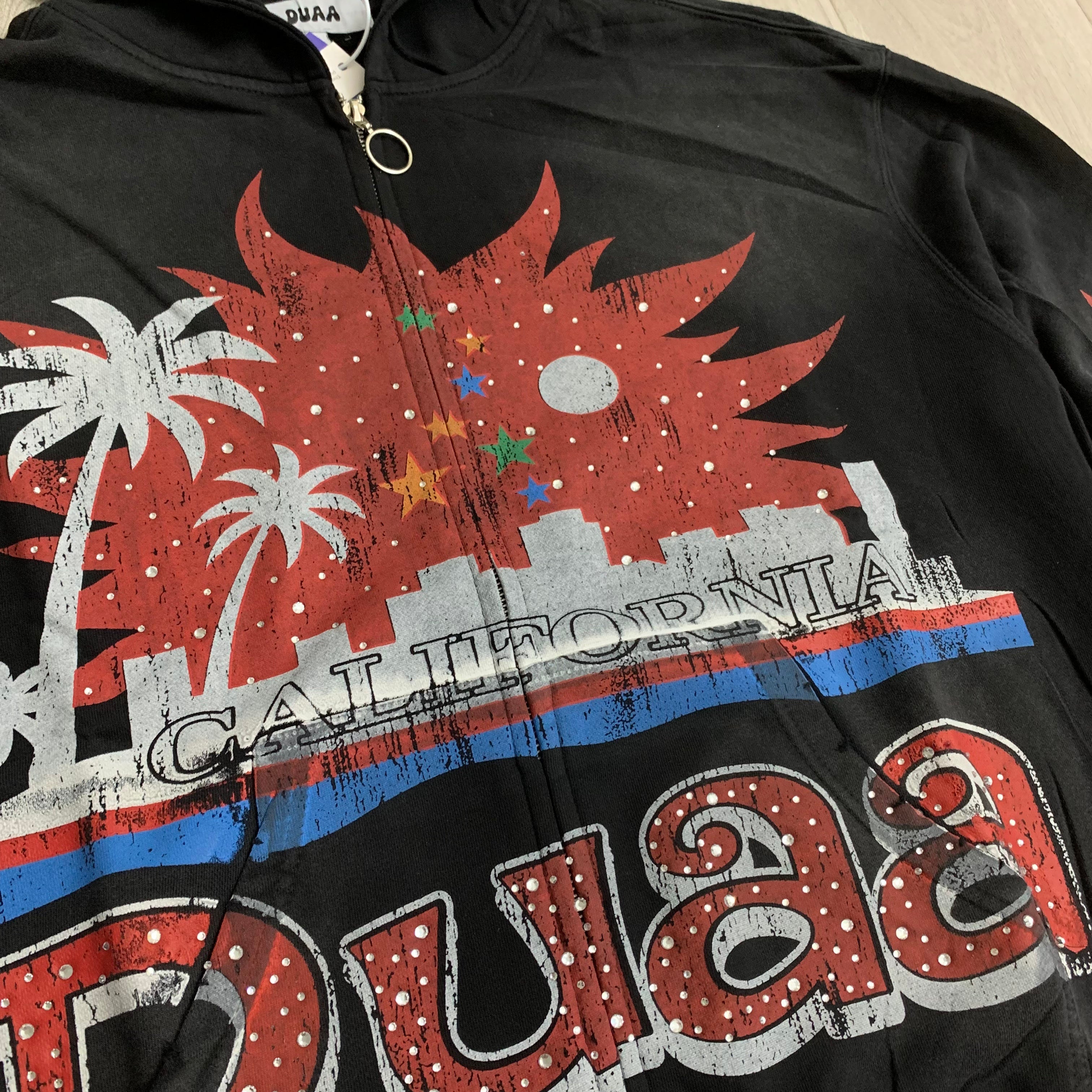 Sudadera 'California Sunset' Zip-Up - Edición Streetwear Vintage