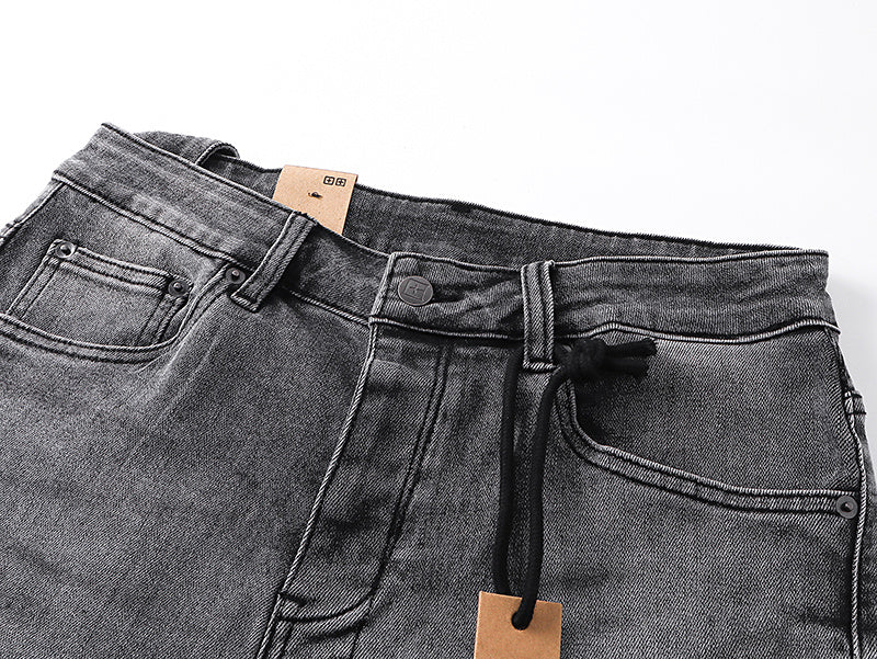 Jeans Denim 'Distressed Grey' - Edición Streetwear Urbano
