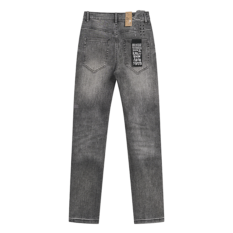 Jeans Denim 'Distressed Grey' - Edición Streetwear Urbano