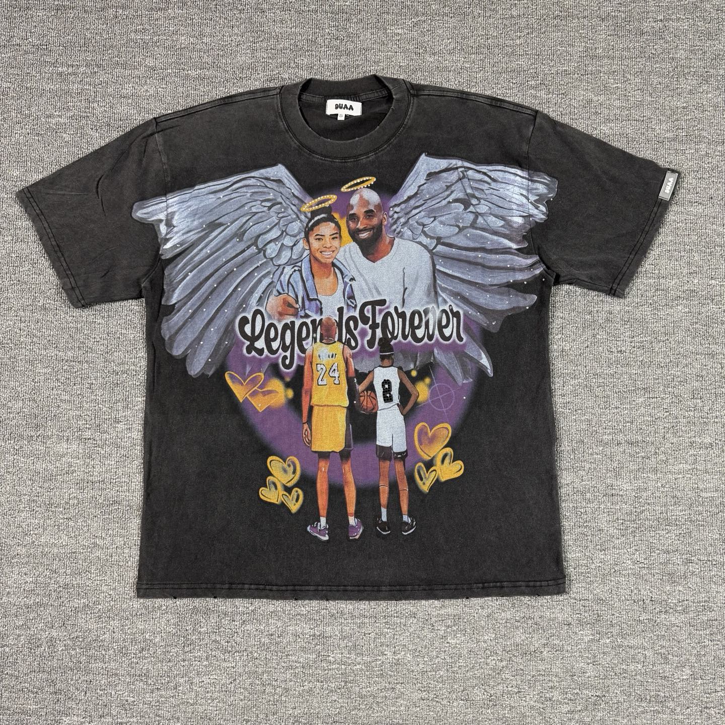 Camiseta Oversize Gráfica 'Legends Forever Tribute' - Edición Streetwear