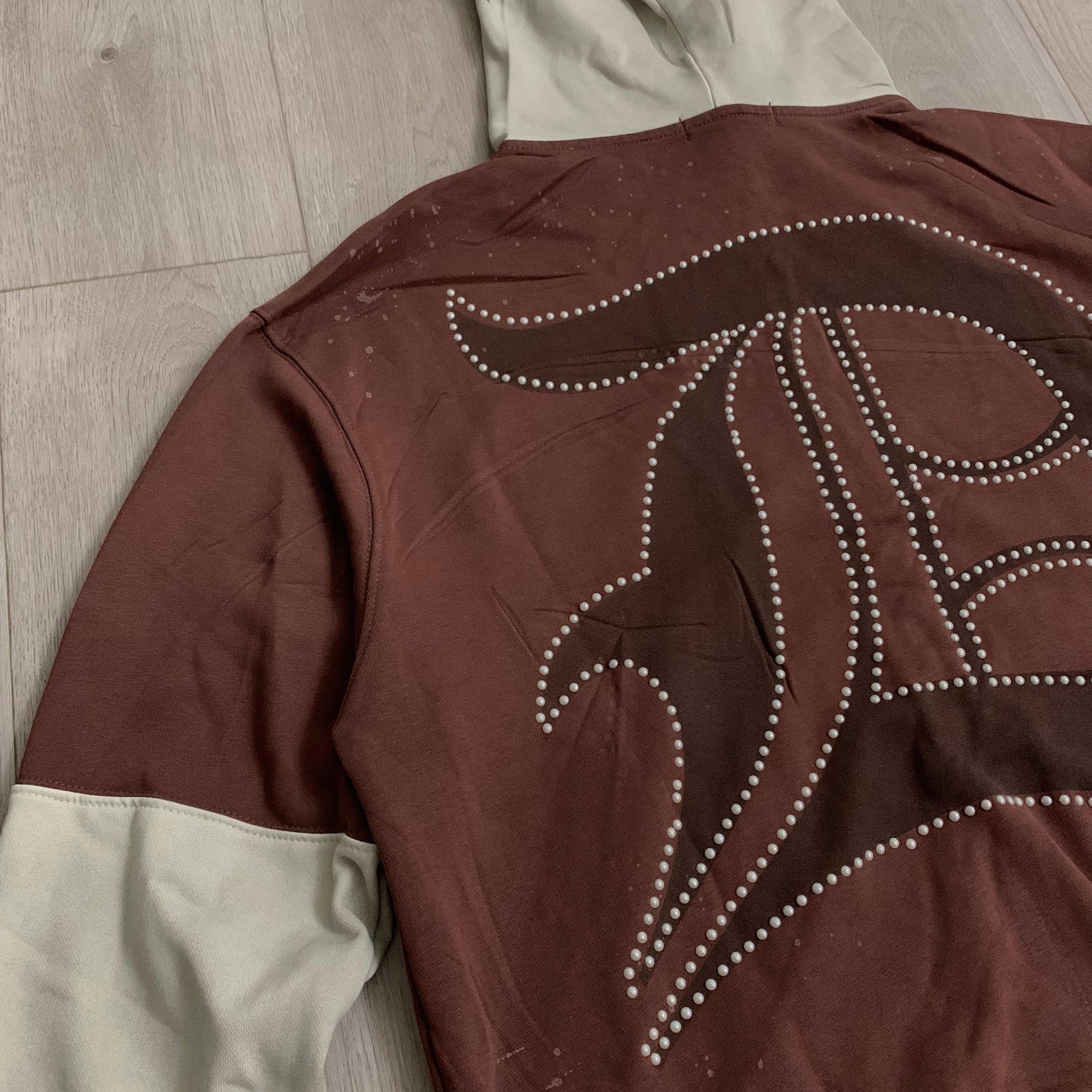Sudadera DUAA 'Two-Tone Rhinestone' Zip-Up - Edición Streetwear Premium