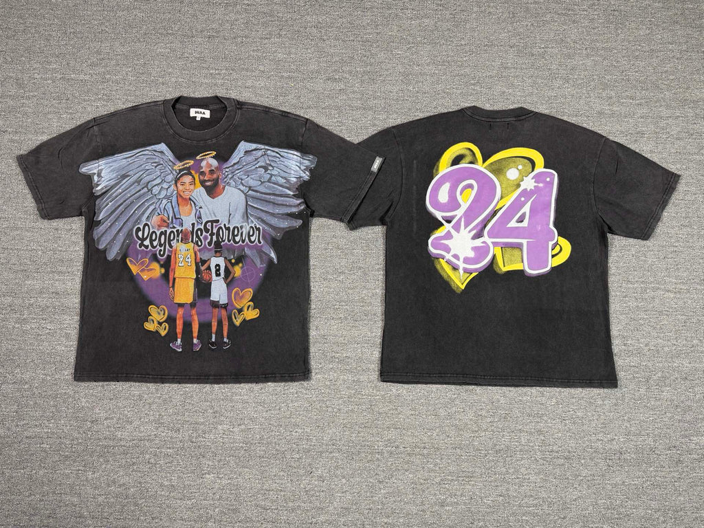 Camiseta Oversize Gráfica 'Legends Forever Tribute' - Edición Streetwear