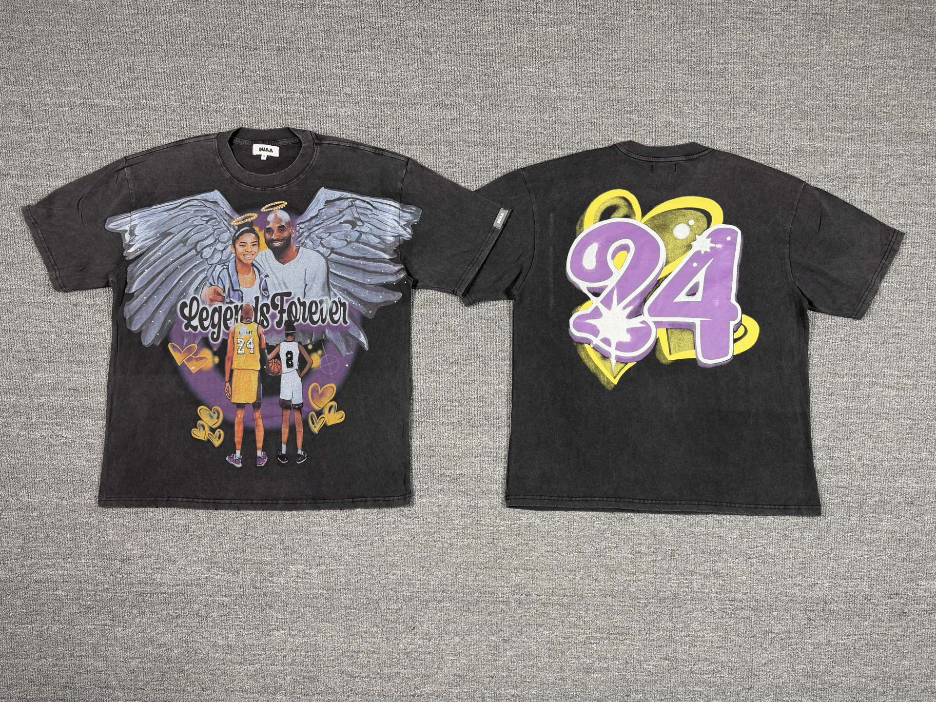 Camiseta Oversize Gráfica 'Legends Forever Tribute' - Edición Streetwear