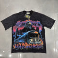 Camiseta Oversize Gráfica 'Invasion Paradise' - Edición Streetwear Vintage