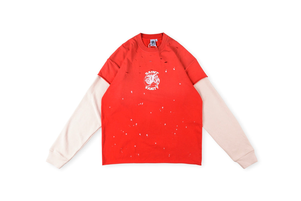 Camiseta 'Double Layer' Efecto Desgastado - Edición Streetwear