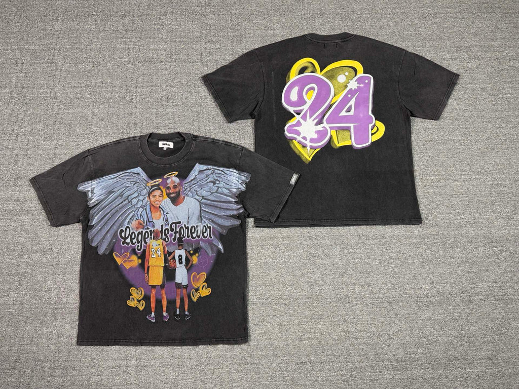 Camiseta Oversize Gráfica 'Legends Forever Tribute' - Edición Streetwear