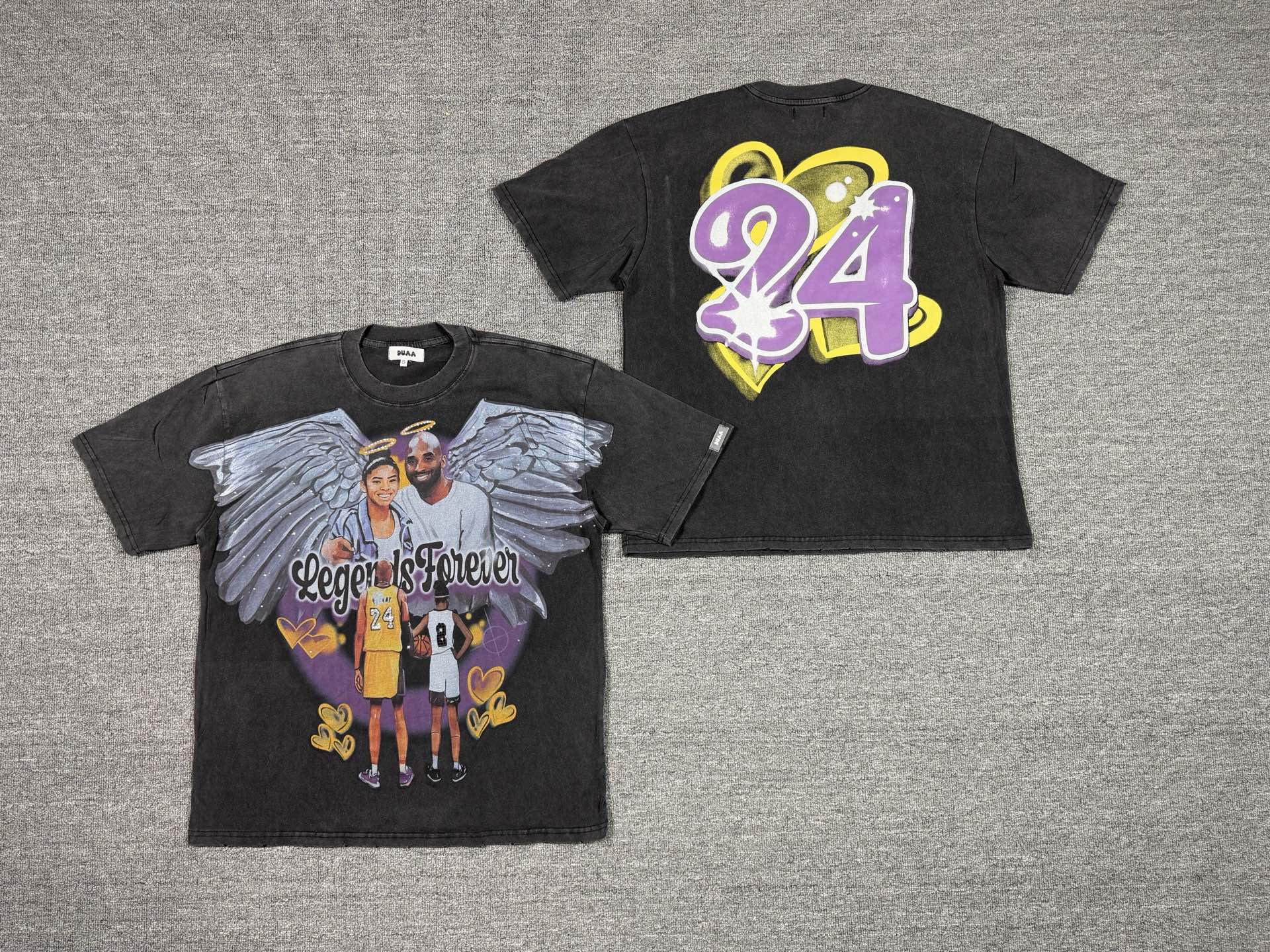 Camiseta Oversize Gráfica 'Legends Forever Tribute' - Edición Streetwear