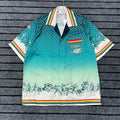 Camisa 'Sport Heritage' con Estampado Artístico - Edición Resort Luxe